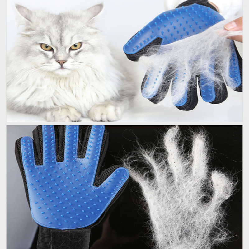 Rubber Glove Cleaning - Rękawice do pielęgnacji zwierząt, silikonowa szczotka