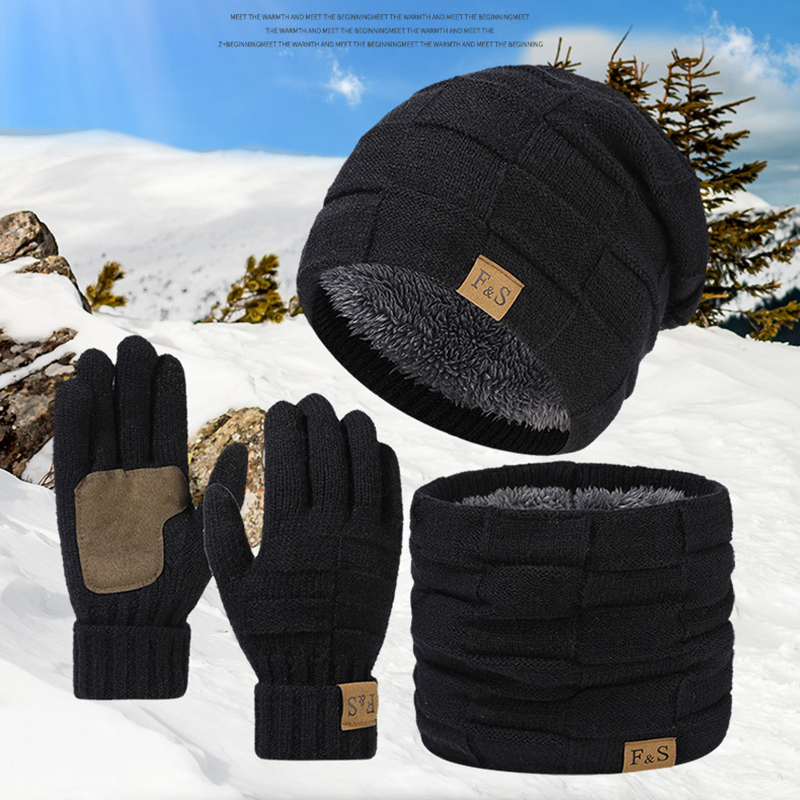 Zimowy ciepły zestaw czapki, s – Wool Glove Lined recenzja i cena