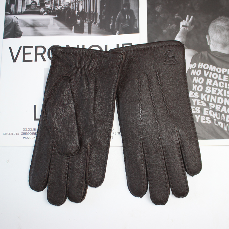 Wysokiej jakości męskie rękawi – Leather Driving Glove recenzja i cena