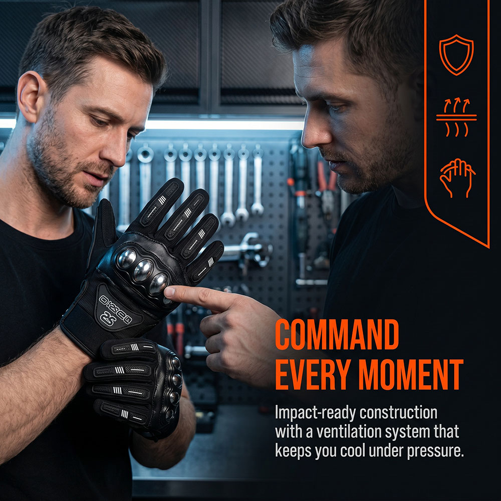 Oddychające rękawice motocyklo – Motorcycle Glove Knuckle recenzja i cena