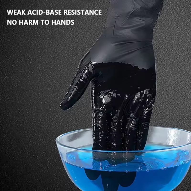 20/50/100 SZTUK Czarne Rękawic – Latex Disposable Glove recenzja i cena